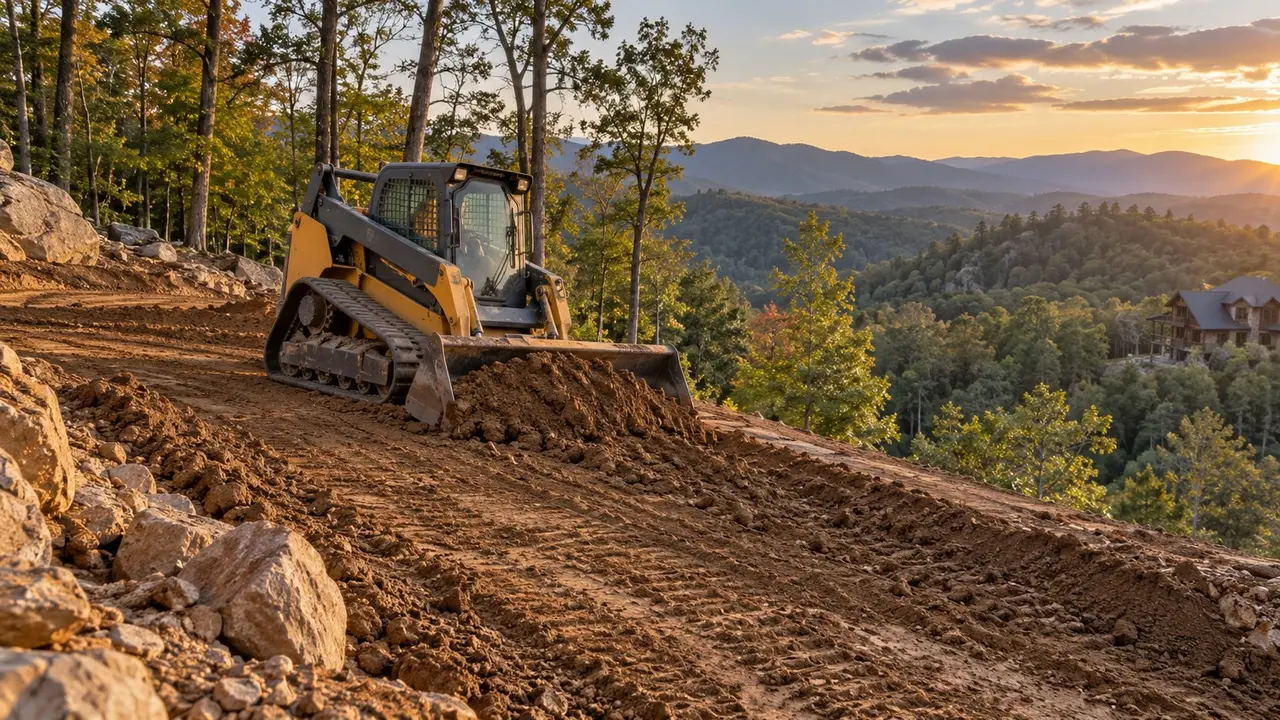 Steep wooded lots and mountain access in Sevier County.